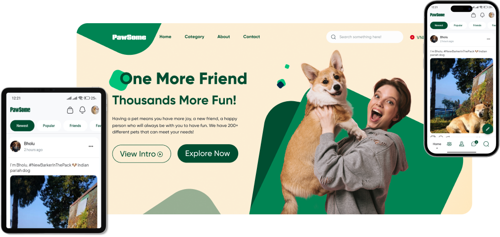 Pawsome: A Social Media App